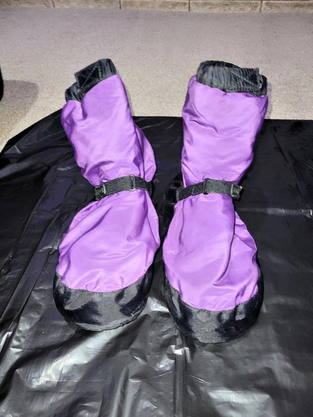 Bloch Irina & Max Dance Warm-Up Booties Purple Black Size M